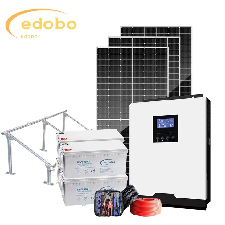 5kw hnub ci hluav taws xob nrog roj teeb rau tsev