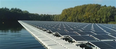 Lub teb chaws Yelemees nthuav tawm qhov loj tshaj plaws Floating Photovoltaic...