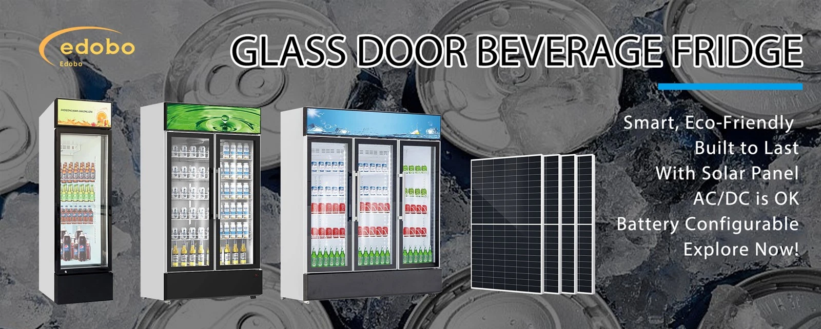 Solar powered beverage freezer